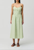 Robe Rounourayuresvertes Bicolore