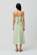Robe Rounourayuresvertes Bicolore