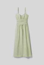 Robe Rounourayuresvertes Bicolore