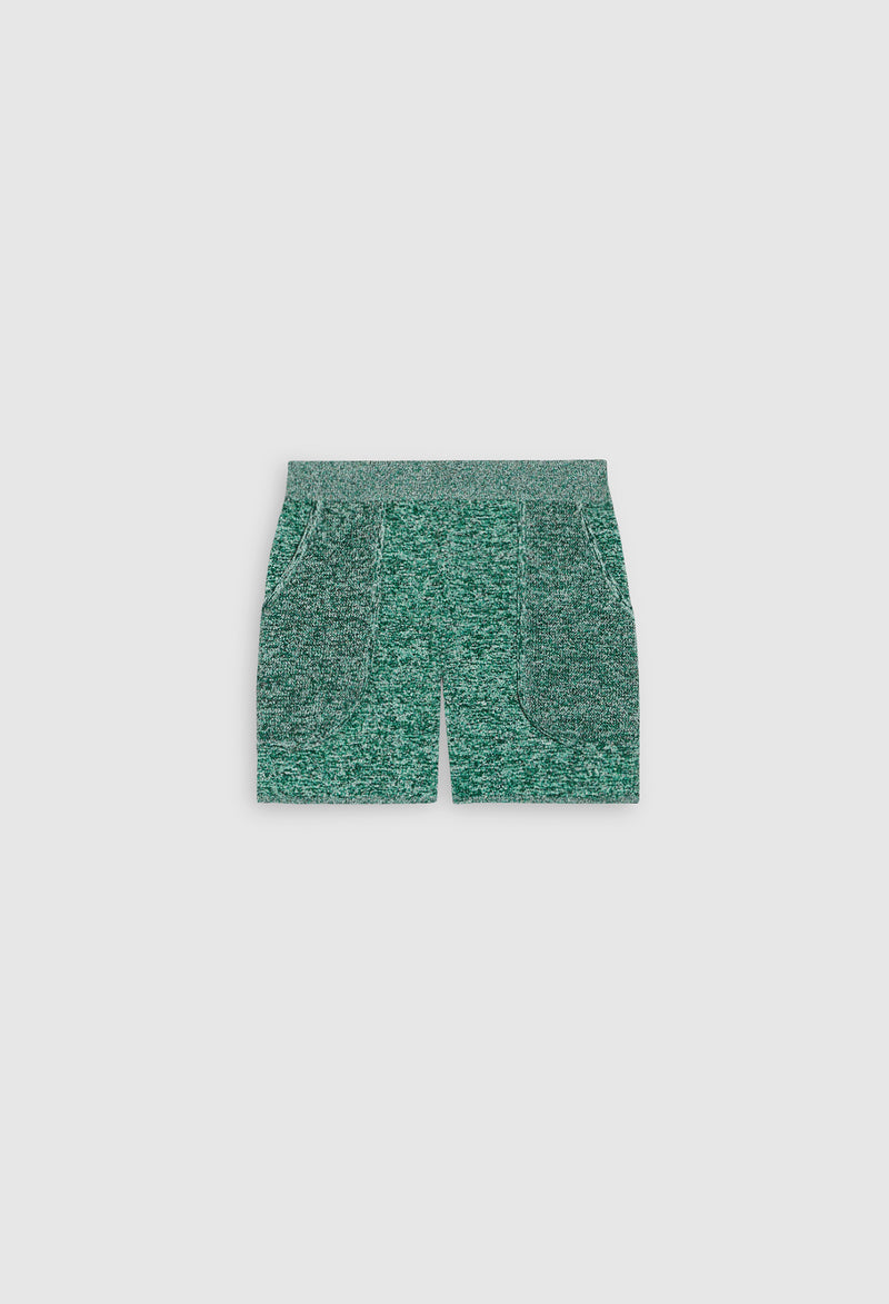 Claudie Pierlot - Short Taille Haute - Vert Chiné