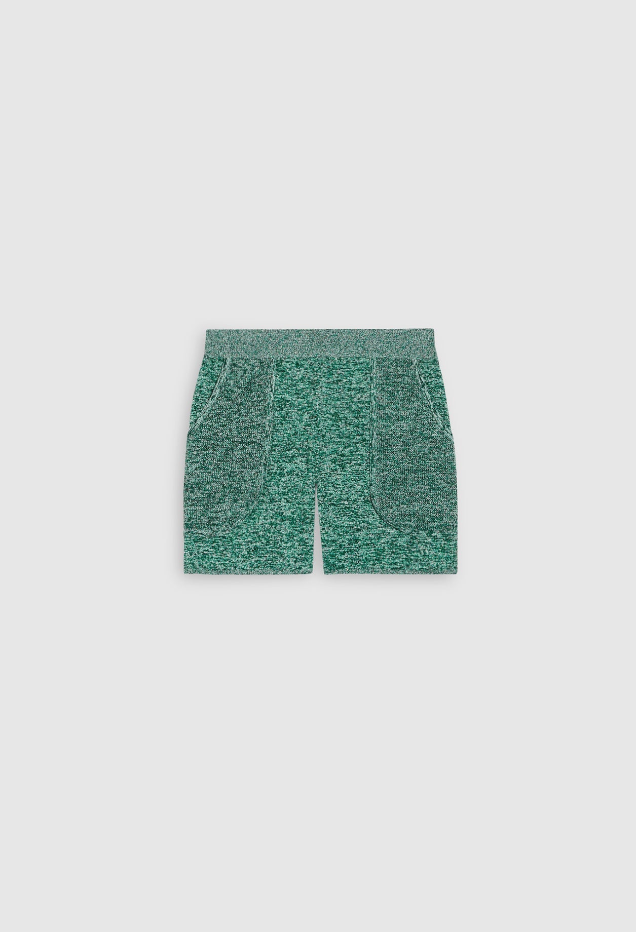 Claudie Pierlot - High-Waisted Shorts - Marl Green