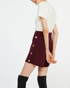 Claudie Pierlot - Shorts - Merle - Burgundy