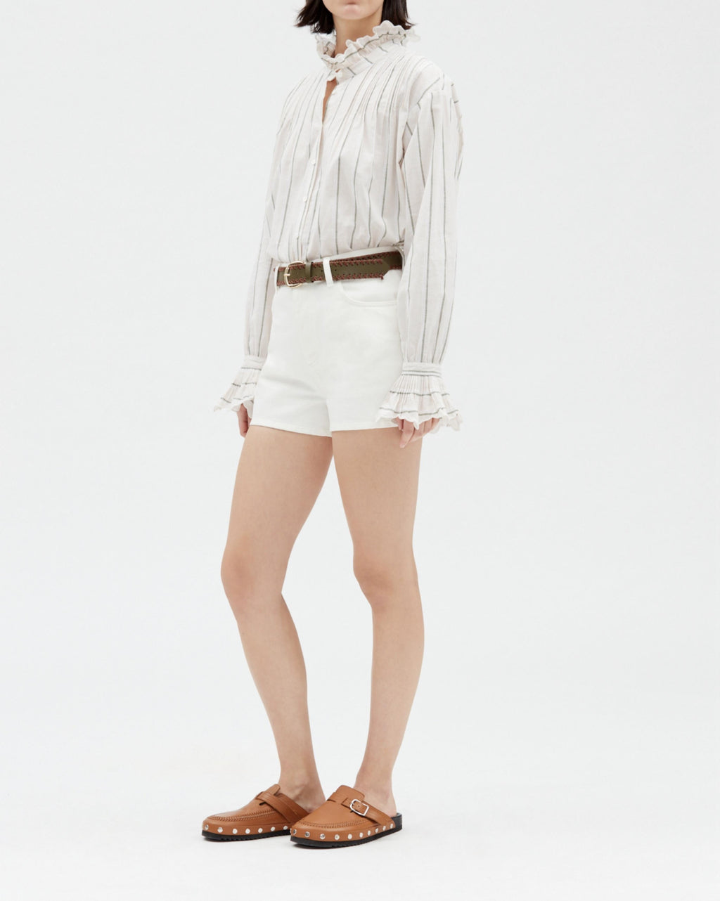 Claudie Pierlot - Shorts - Earth - Ecru