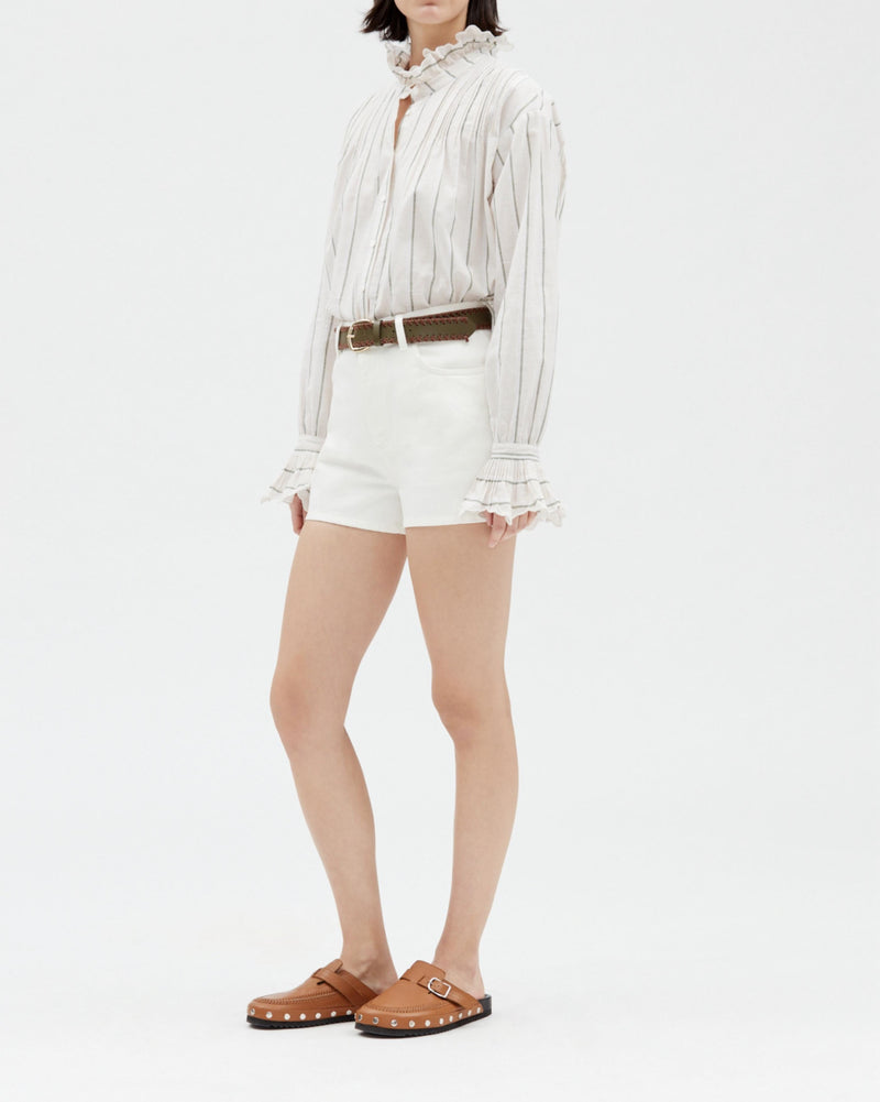 Claudie Pierlot - Short - Earth - Ecru