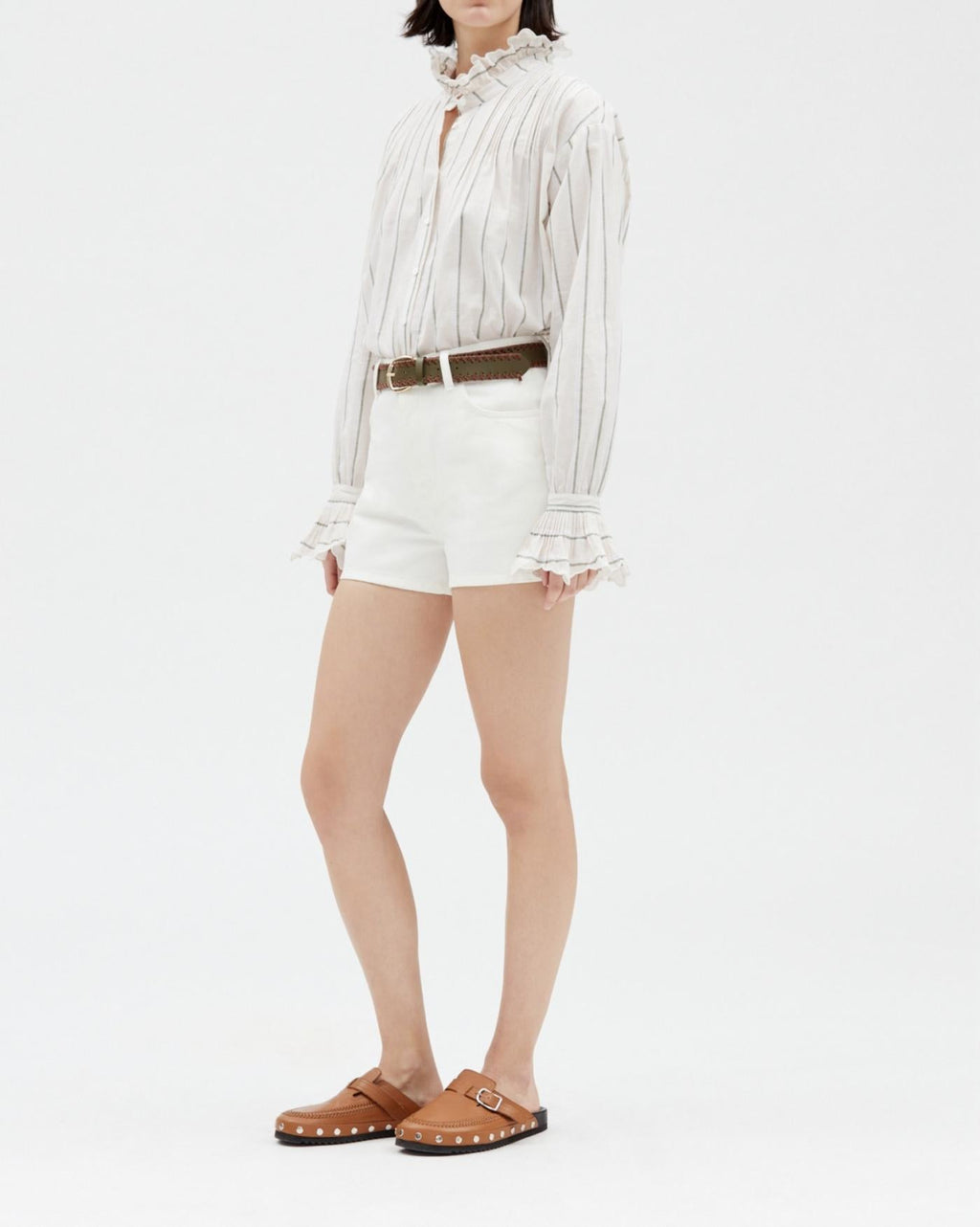 Claudie Pierlot - Shorts - Earth - Ecru