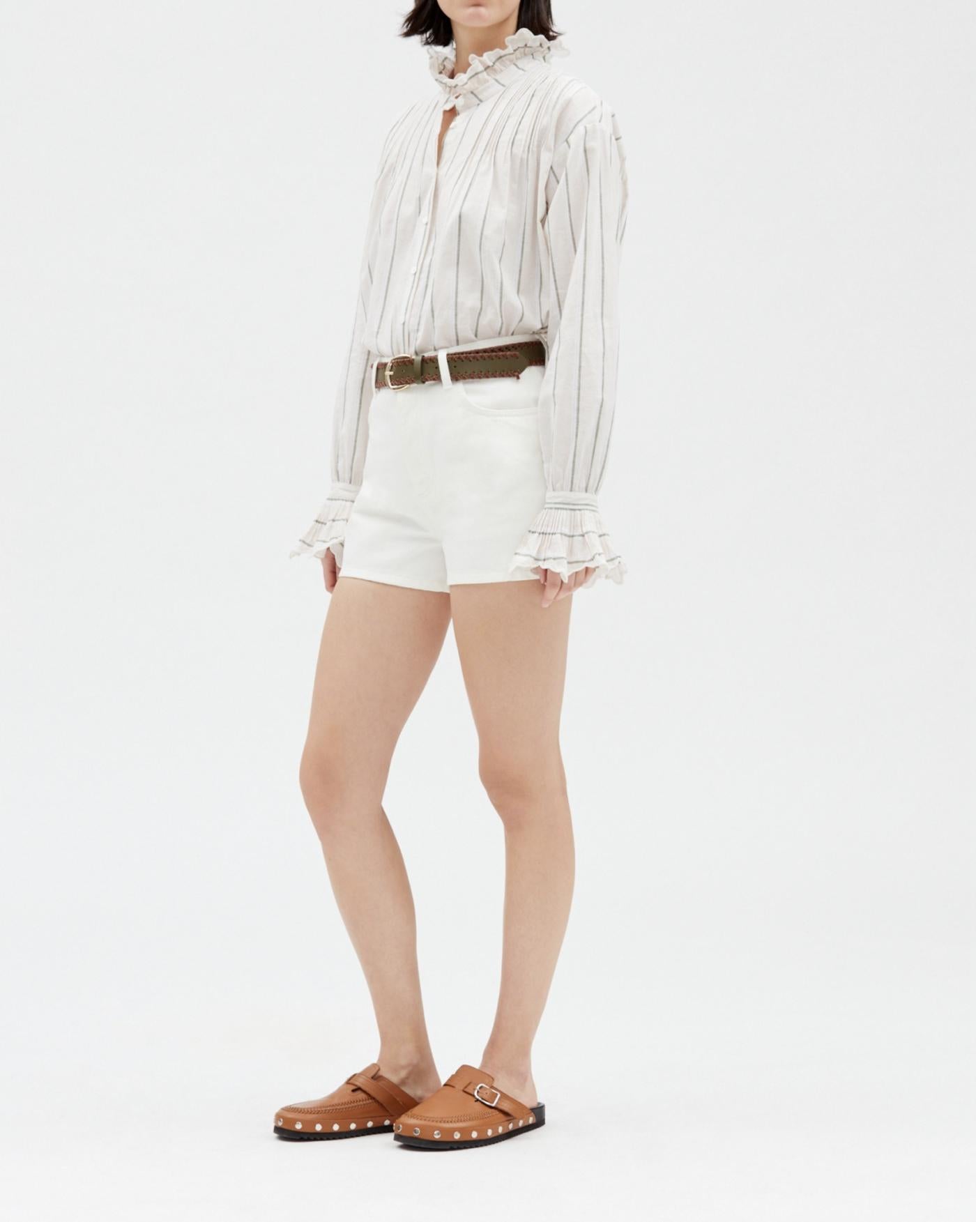 Claudie Pierlot - Shorts - Earth - Ecru