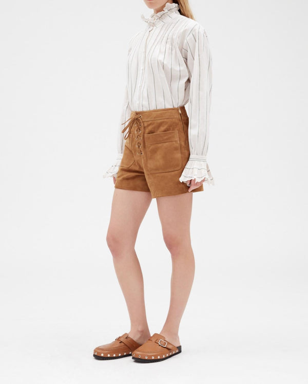 Claudie Pierlot - Pantalón Corto - Chris - Camel