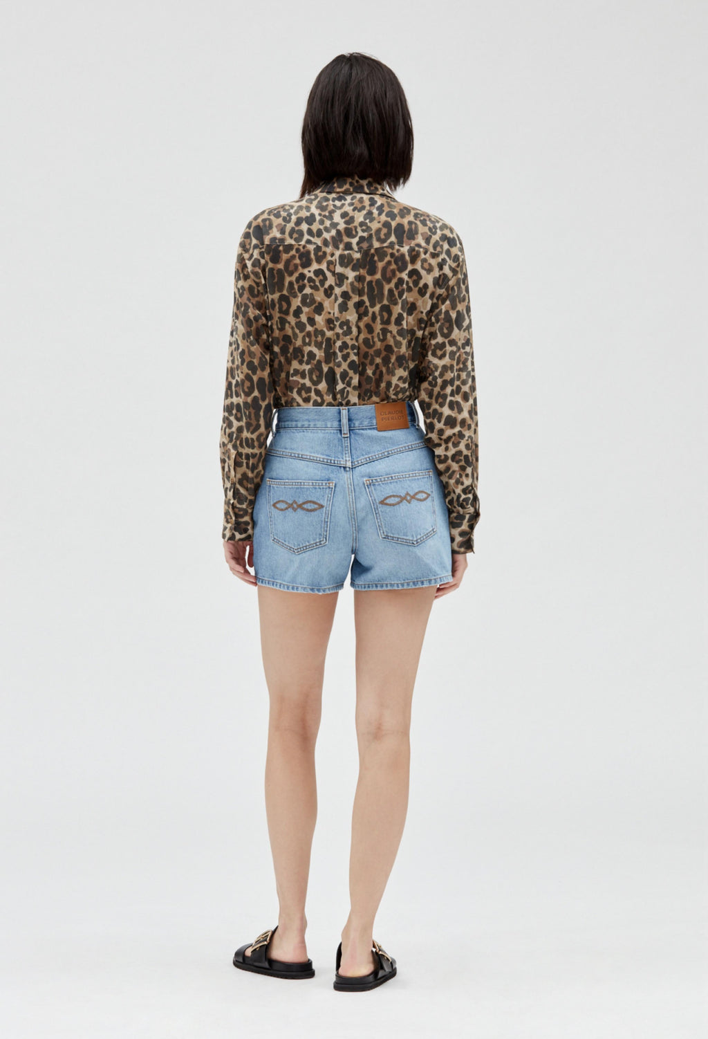 Claudie Pierlot - Earthblue Shorts - Denim Light Blue