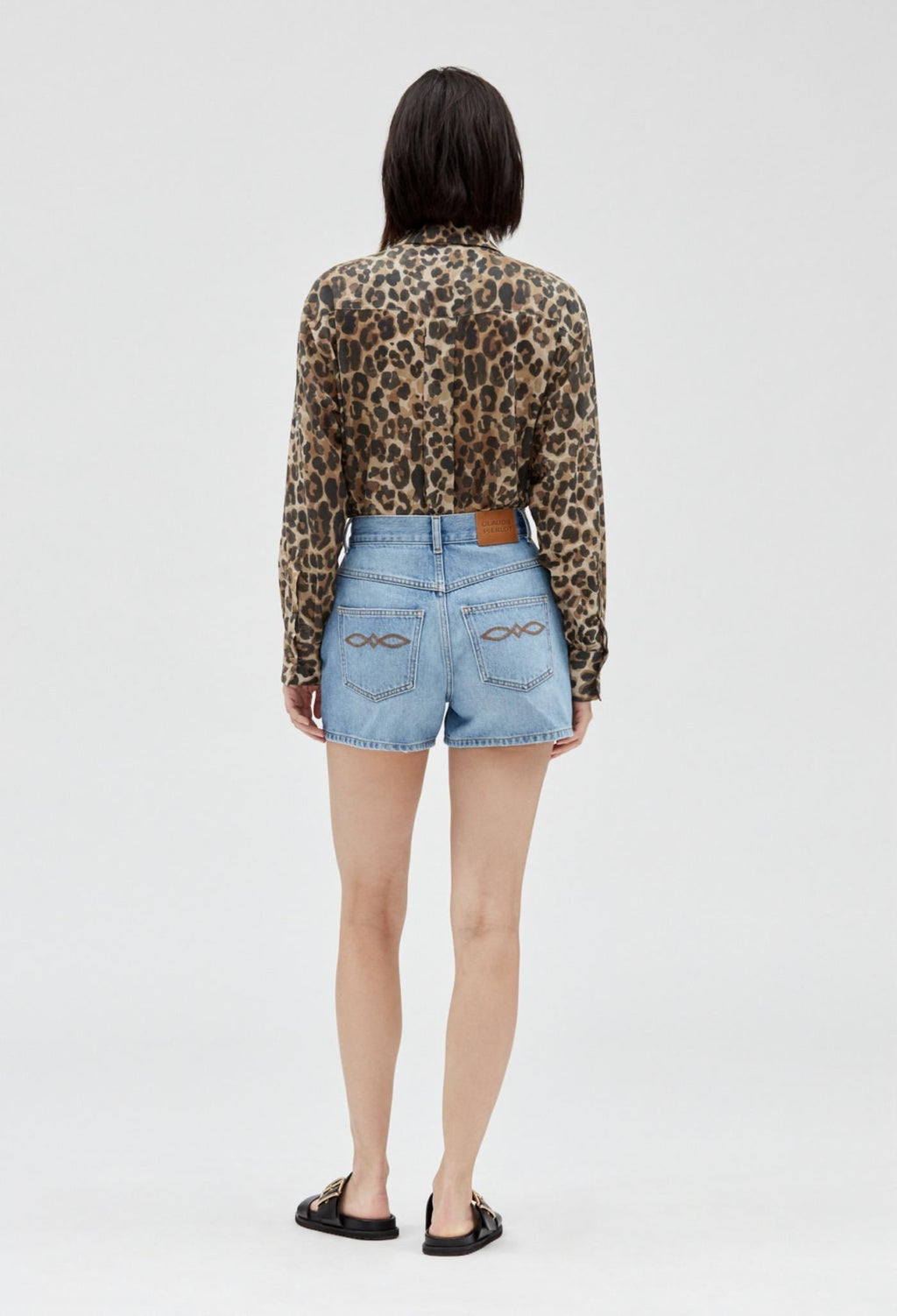 Claudie Pierlot - Earthblue Shorts - Denim Light Blue