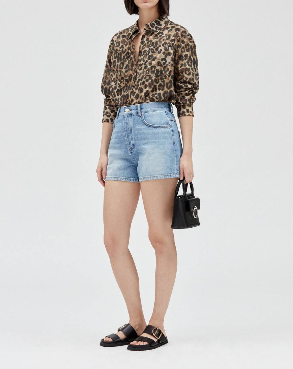 Claudie Pierlot - Earthblue Shorts - Denim Light Blue