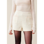Short En Tweed Ivoire