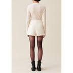Short En Tweed Ivoire