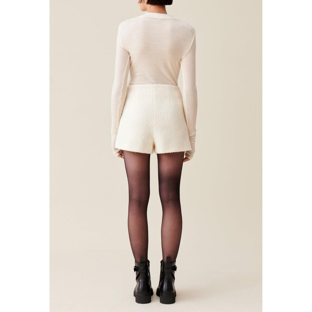 Claudie Pierlot - Short En Tweed Marfil