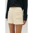 Claudie Pierlot - Short En Tweed Marfil