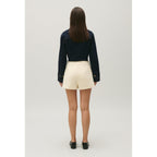 Short En Tweed Ivoire