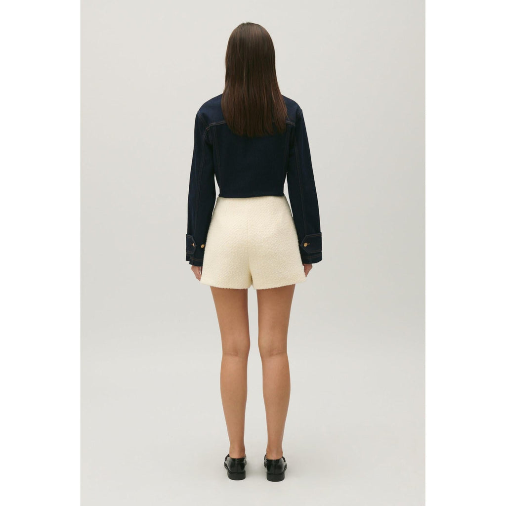 Claudie Pierlot - Short En Tweed Marfil