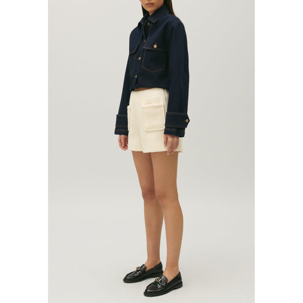 Claudie Pierlot - Short En Tweed Marfil