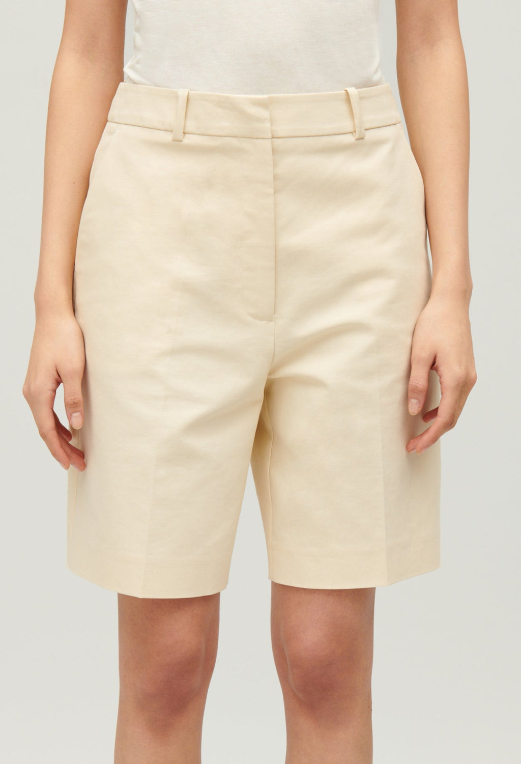Claudie Pierlot - Shorts - Eirque Cotton - Light Beige