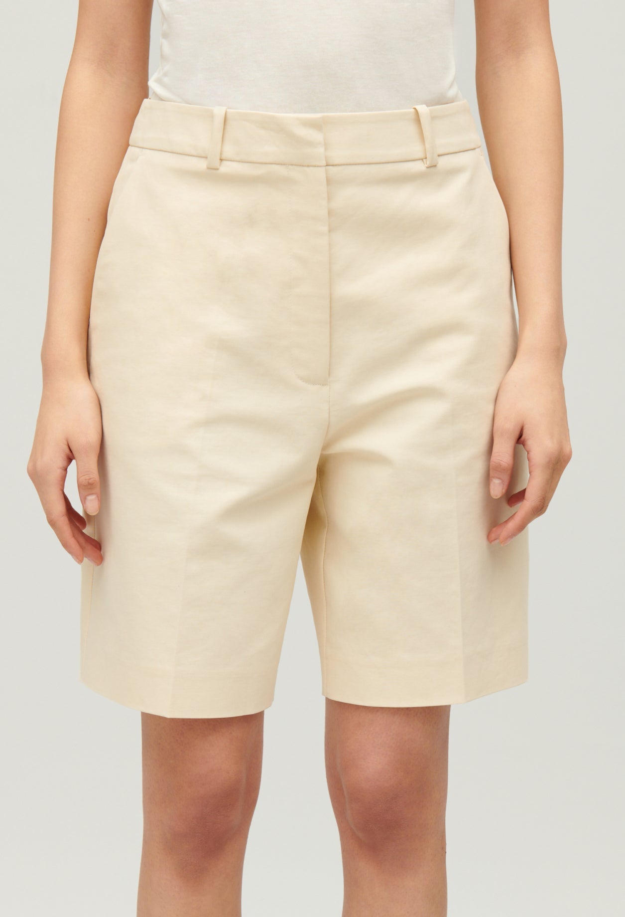 Claudie Pierlot - Shorts - Eirque Cotton - Light Beige
