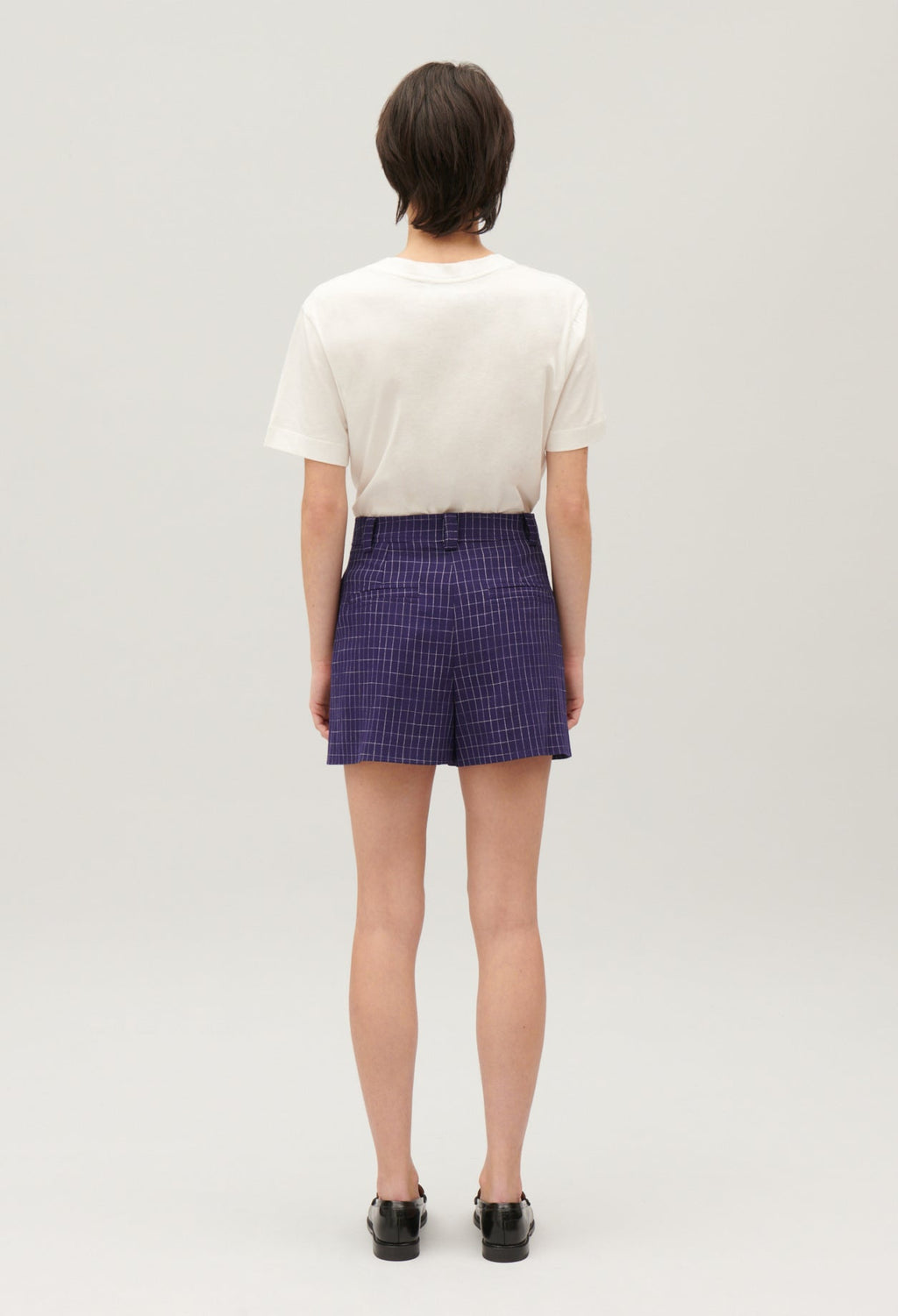 Claudie Pierlot - Short - Edencheck - Indigo