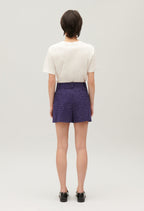 Claudie Pierlot - Short - Edencheck - Indigo
