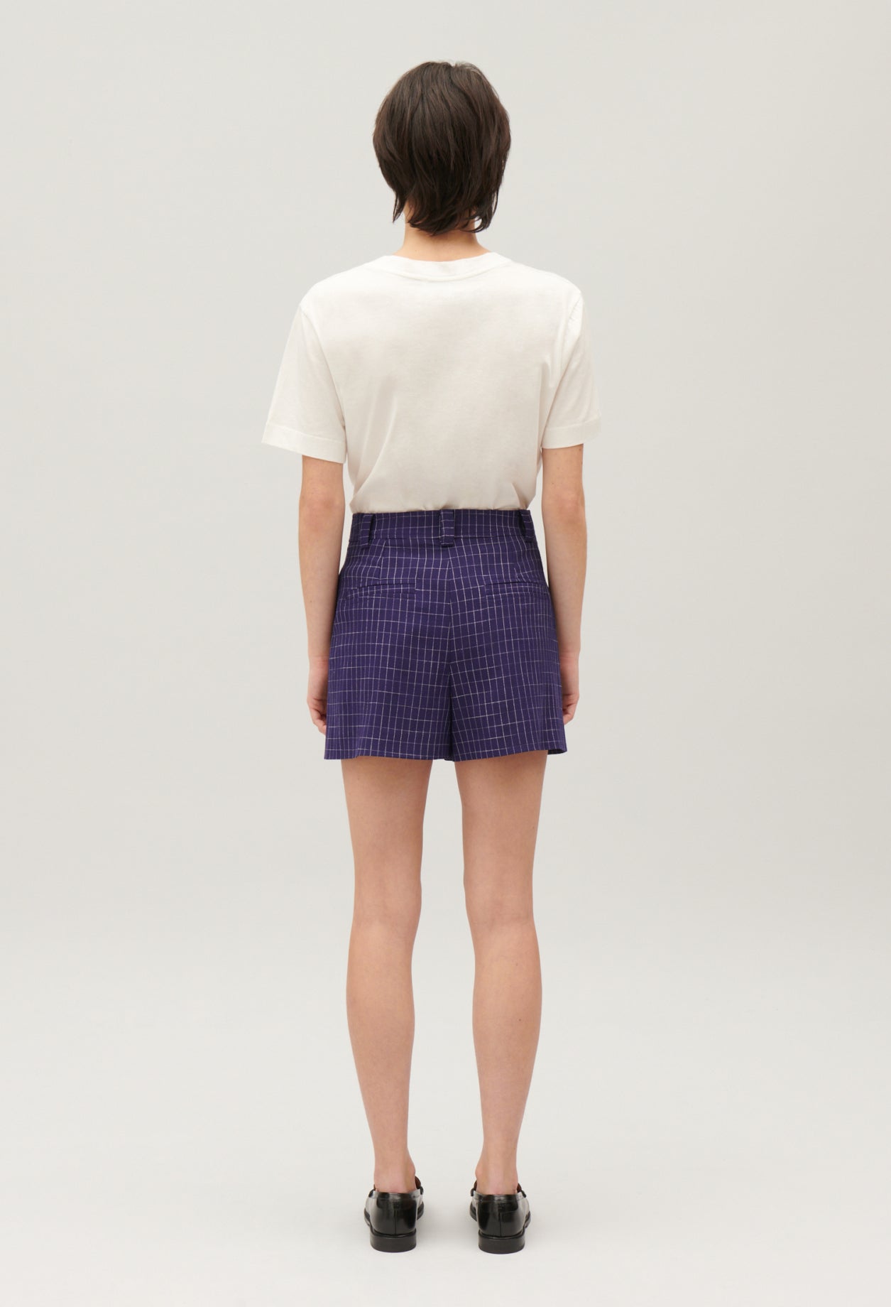 Claudie Pierlot - Short - Edencheck - Indigo
