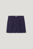 Shorts - Edencheck - Indigo