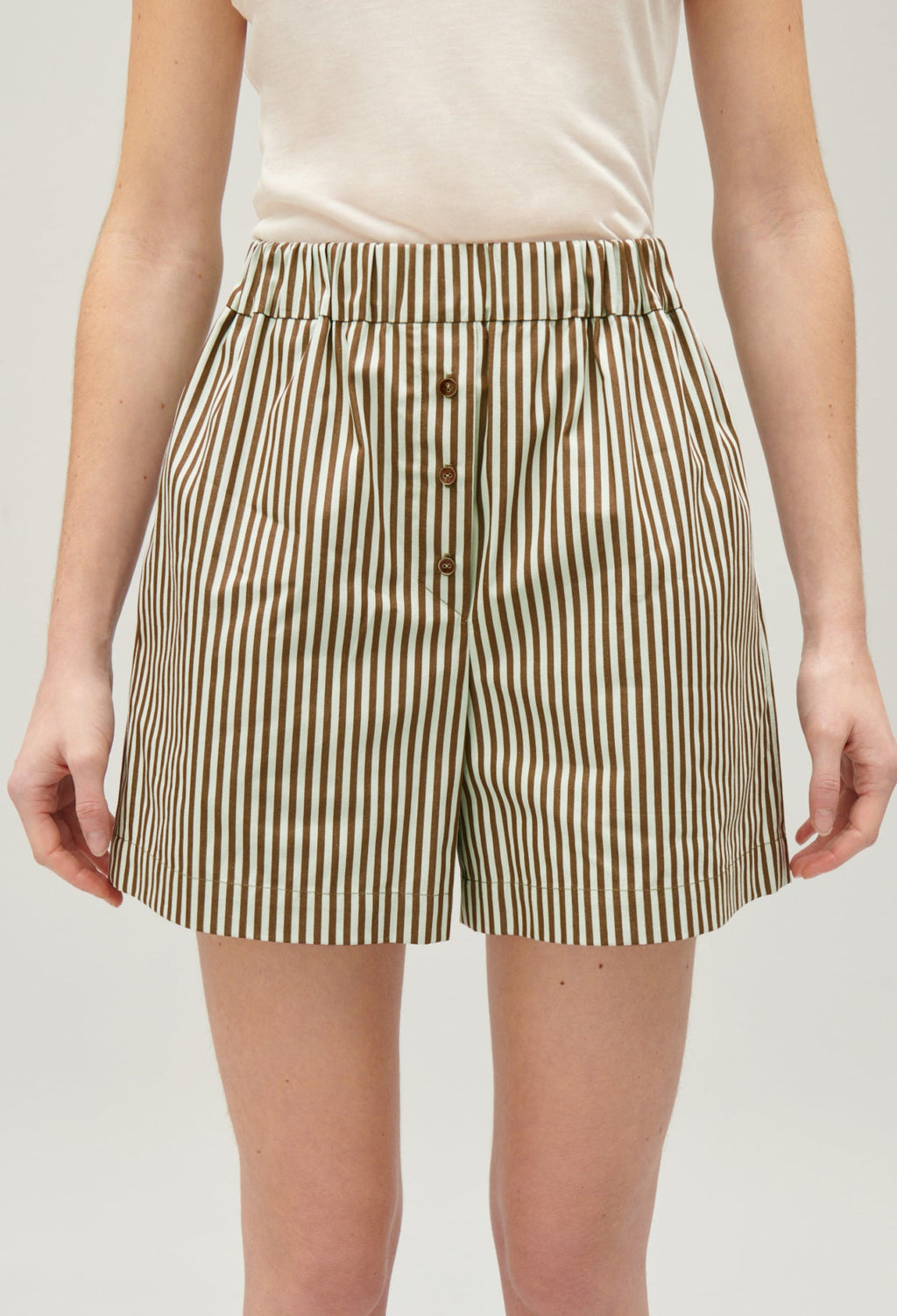 Claudie Pierlot - Short - Envy Rayas Verde - Verde
