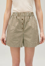 Claudie Pierlot - Short - Envy Rayas Verde - Verde