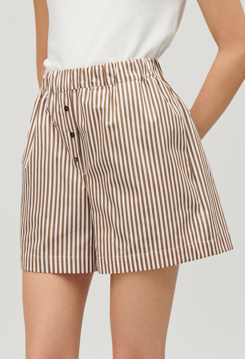Short - Envy Rayures Bronze - Bronze