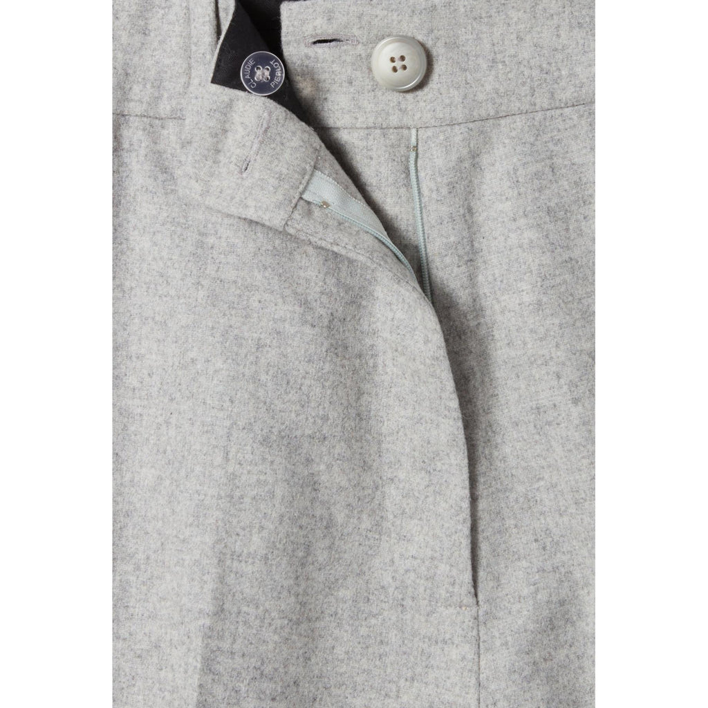 Bermudas Rectas Gris Claro