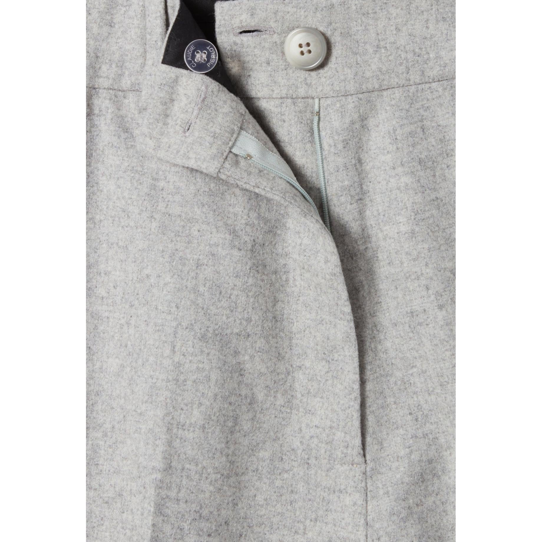 Bermudas Rectas Gris Claro