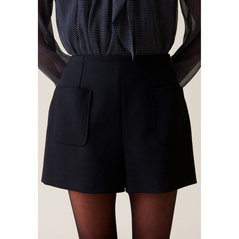 Short Taille Haute Noir