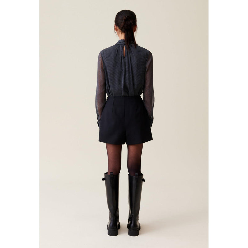 Short Taille Haute Noir