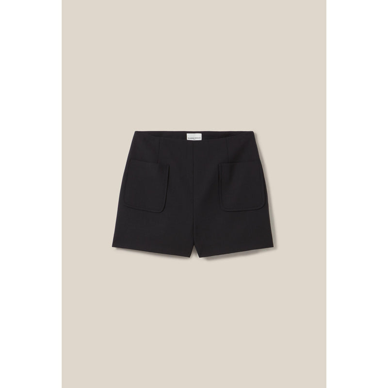 Short Taille Haute Noir