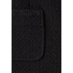 Short Tweed Noir Droit