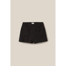 Short Tweed Noir Droit