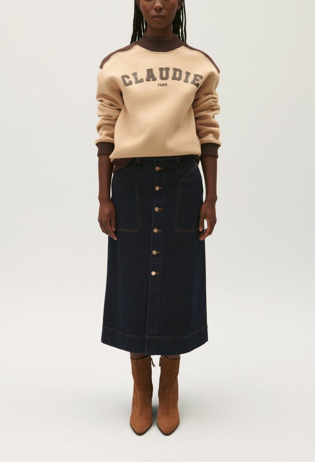 Claudie Pierlot - Sweatshirt - Theoreme - Two-Tone