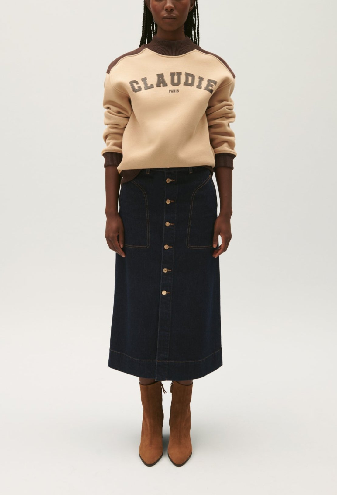 Claudie Pierlot - Sweatshirt - Theoreme - Two-Tone