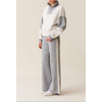 Sudadera con cremallera y cuello alto