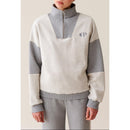 Sudadera con cremallera y cuello alto
