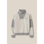 Sudadera con cremallera y cuello alto