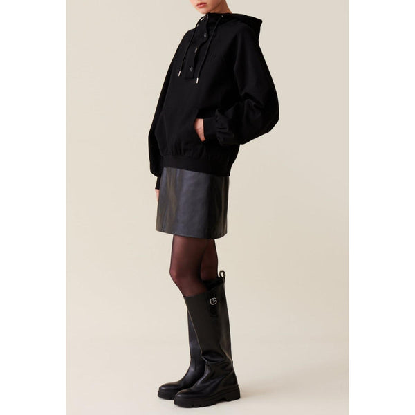 Claudie Pierlot - Sweatshirt Capuche Oversize Noir