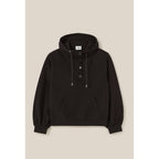 Claudie Pierlot - Sudadera con capucha extragrande negra