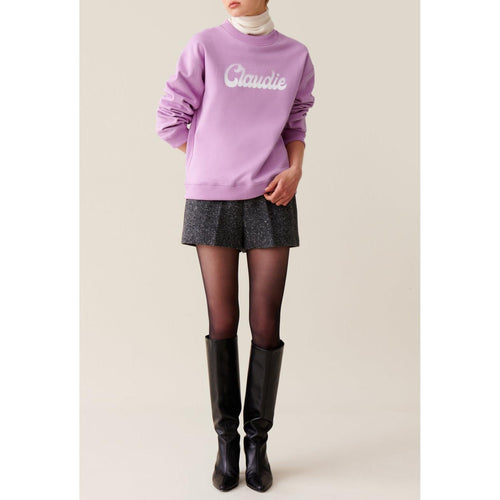 Sudadera holgada con estampado Claudie
