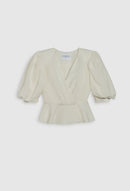 Claudie Pierlot - Top Bleuetbis - Écru