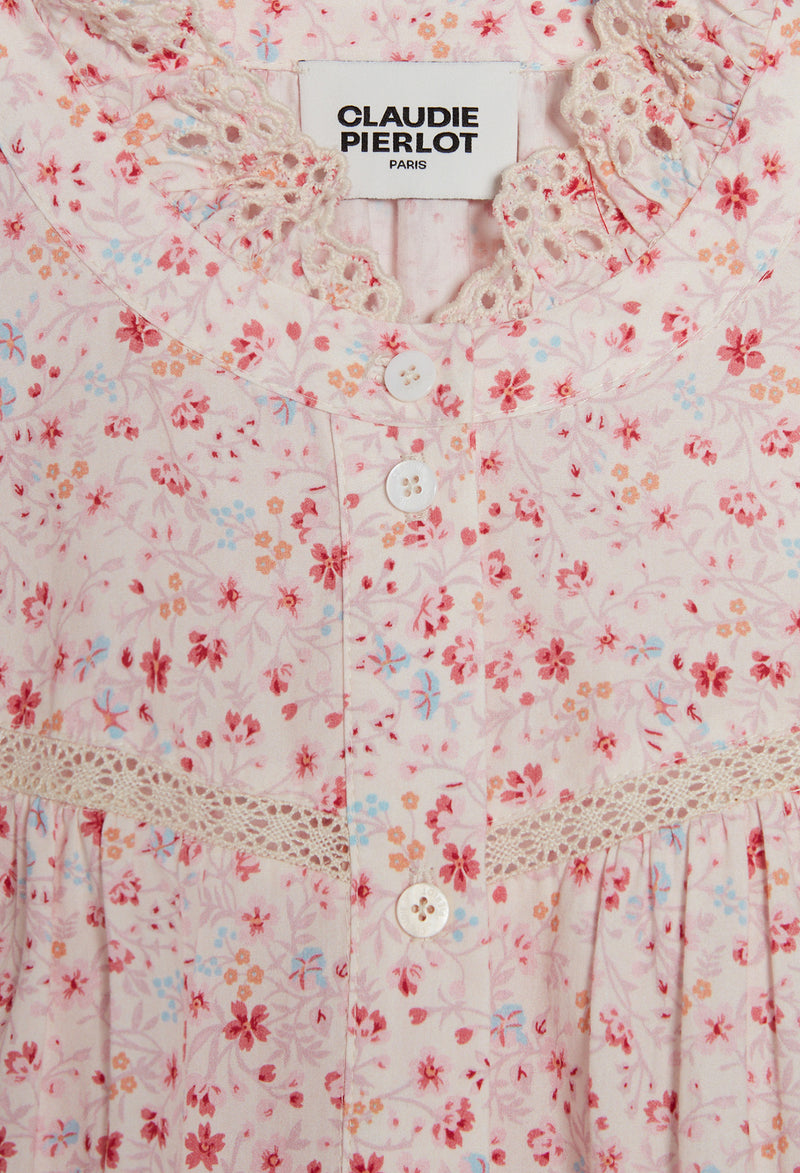 Claudie Pierlot - Top Bloom - Print Clair