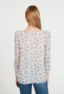 Claudie Pierlot - Top - Banc Lurex - Print Clair