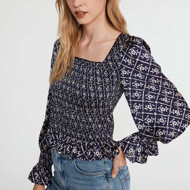 Claudie Pierlot - Top Bernie - Print Fonce