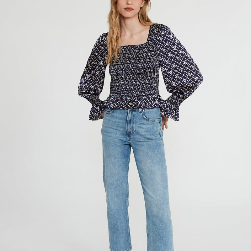 Claudie Pierlot - Top Bernie - Print Fonce